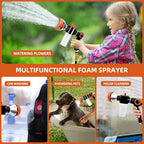 Pet Dog Shower Adjustable Mode High-pressure Sprayer Nozzle Hose Gun Cleaning Bath Water Foam Soap Foam Lance Sprayer Clean Tool