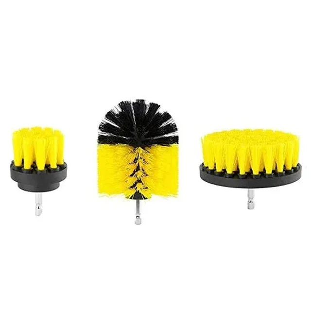 Electric Drill Brush Tire Brush Set Bathroom Plastic Round Cleaning Brush Multifunctional Household Cleaning Tool Accessories