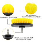 Electric Drill Brush Tire Brush Set Bathroom Plastic Round Cleaning Brush Multifunctional Household Cleaning Tool Accessories
