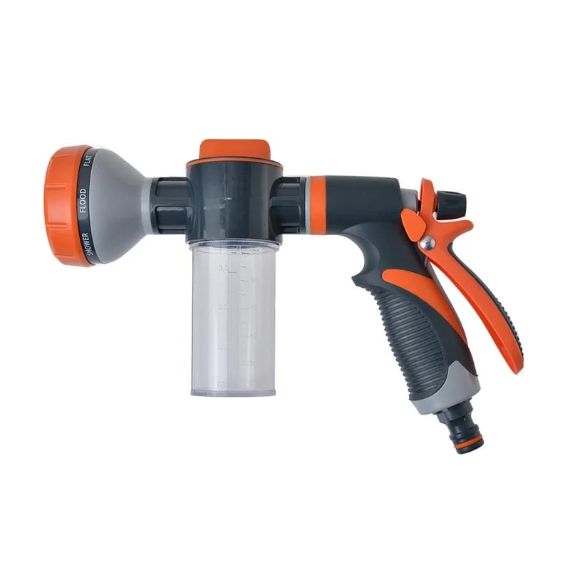 Pet Dog Shower Adjustable Mode High-pressure Sprayer Nozzle Hose Gun Cleaning Bath Water Foam Soap Foam Lance Sprayer Clean Tool
