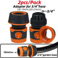 KESLA 2pcs 1/2" 3/4" Garden Hose Adapter 16mm Quick Connector Stop Plug Coupler Joint Water Irrigation Tube Repair Extender