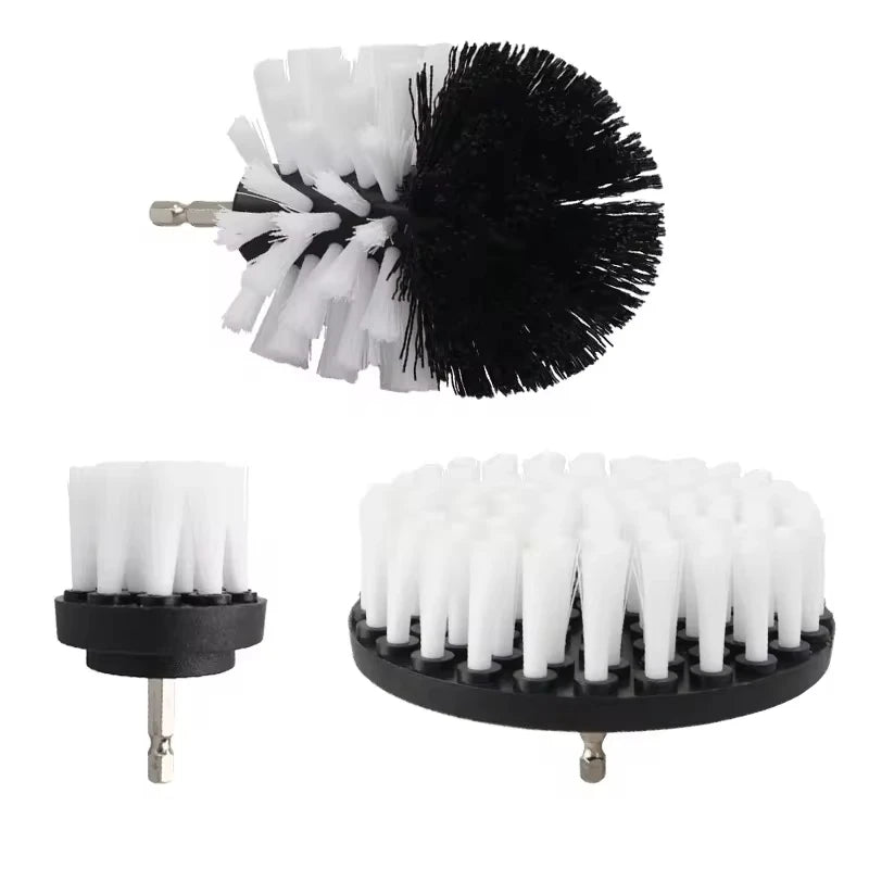 Electric Drill Brush Tire Brush Set Bathroom Plastic Round Cleaning Brush Multifunctional Household Cleaning Tool Accessories