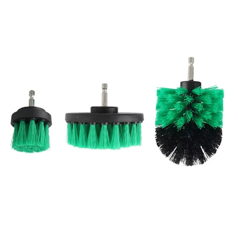 Electric Drill Brush Tire Brush Set Bathroom Plastic Round Cleaning Brush Multifunctional Household Cleaning Tool Accessories