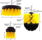 Electric Drill Brush Tire Brush Set Bathroom Plastic Round Cleaning Brush Multifunctional Household Cleaning Tool Accessories